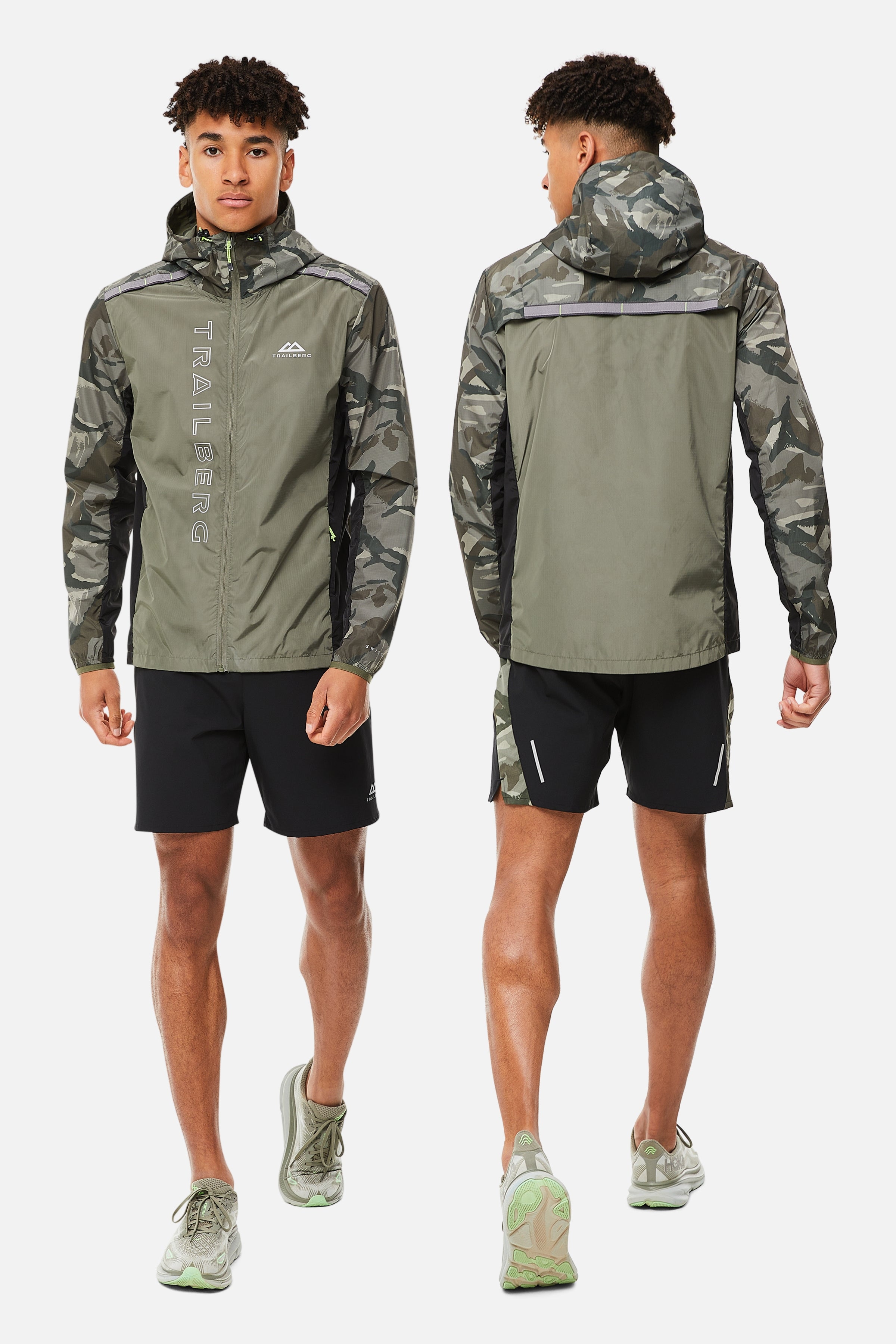 TRIATHLON WINDBREAKER TWINSET - GREEN CAMO