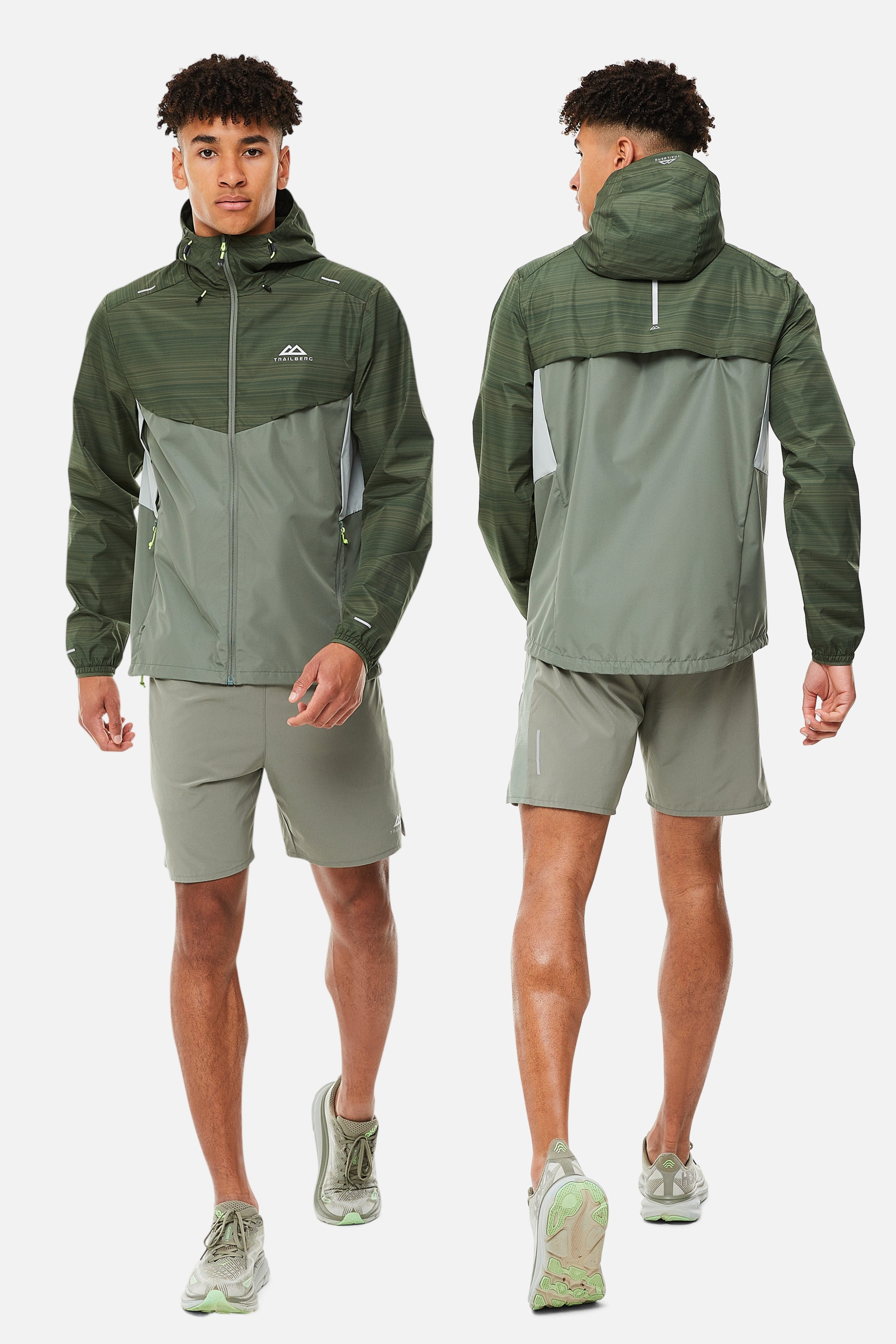 SPACE SS24 WINDBREAKER TWINSET - KHAKI