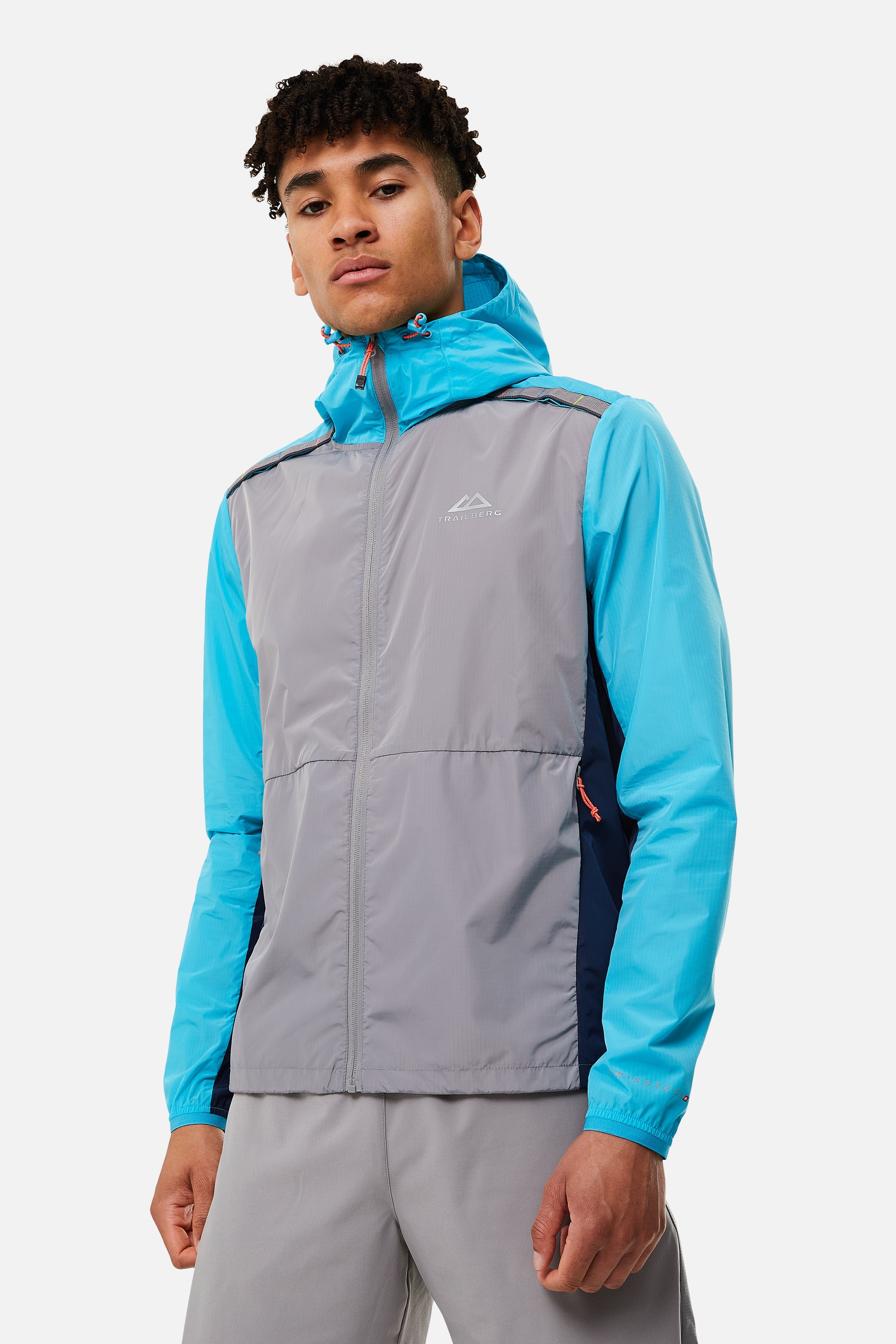 TRIATHLON 2.0 WINDBREAKER TWINSET - GREY/BLUE