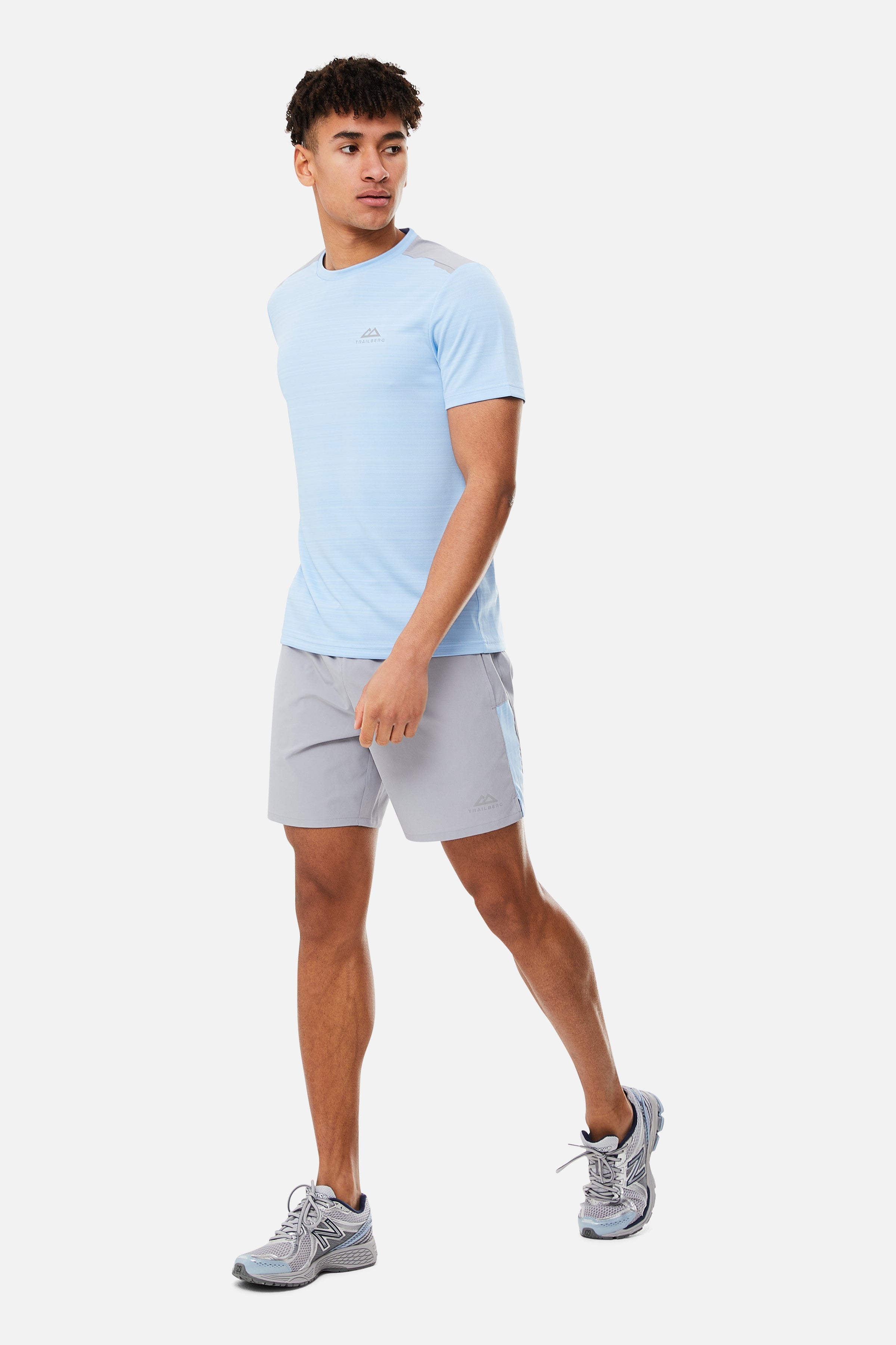 CLOUD SS24 SHORT - GREY/SKY BLUE