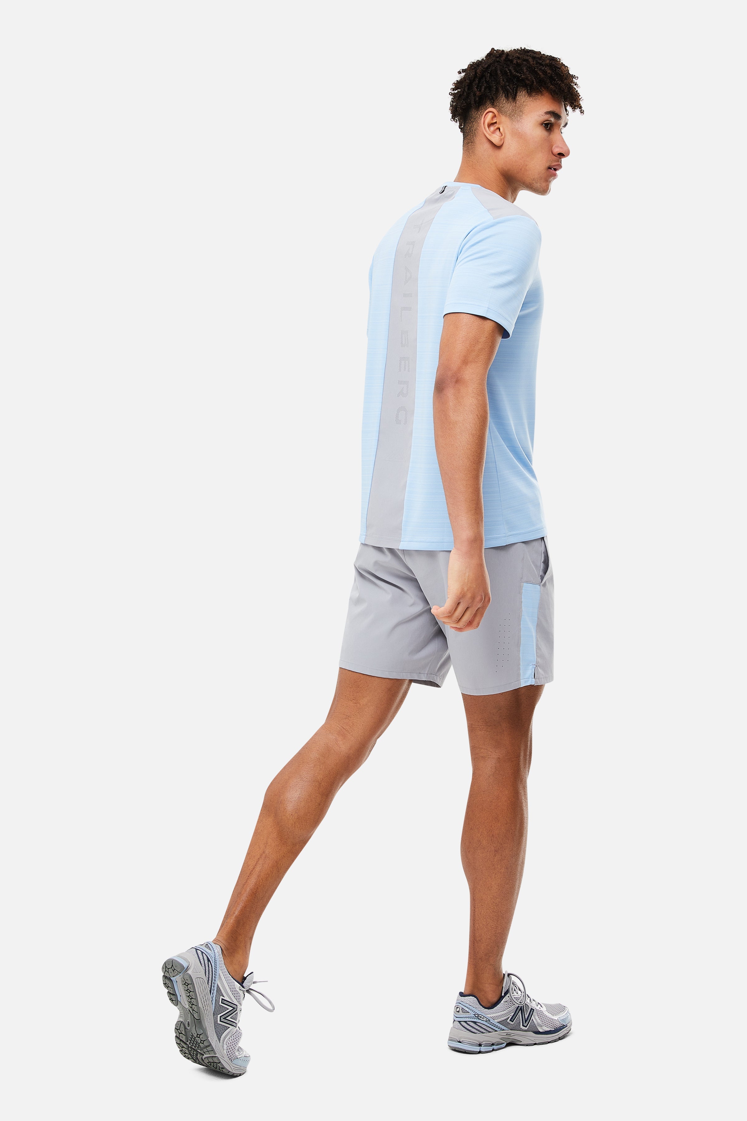 CLOUD SS24 SHORT - GREY/SKY BLUE