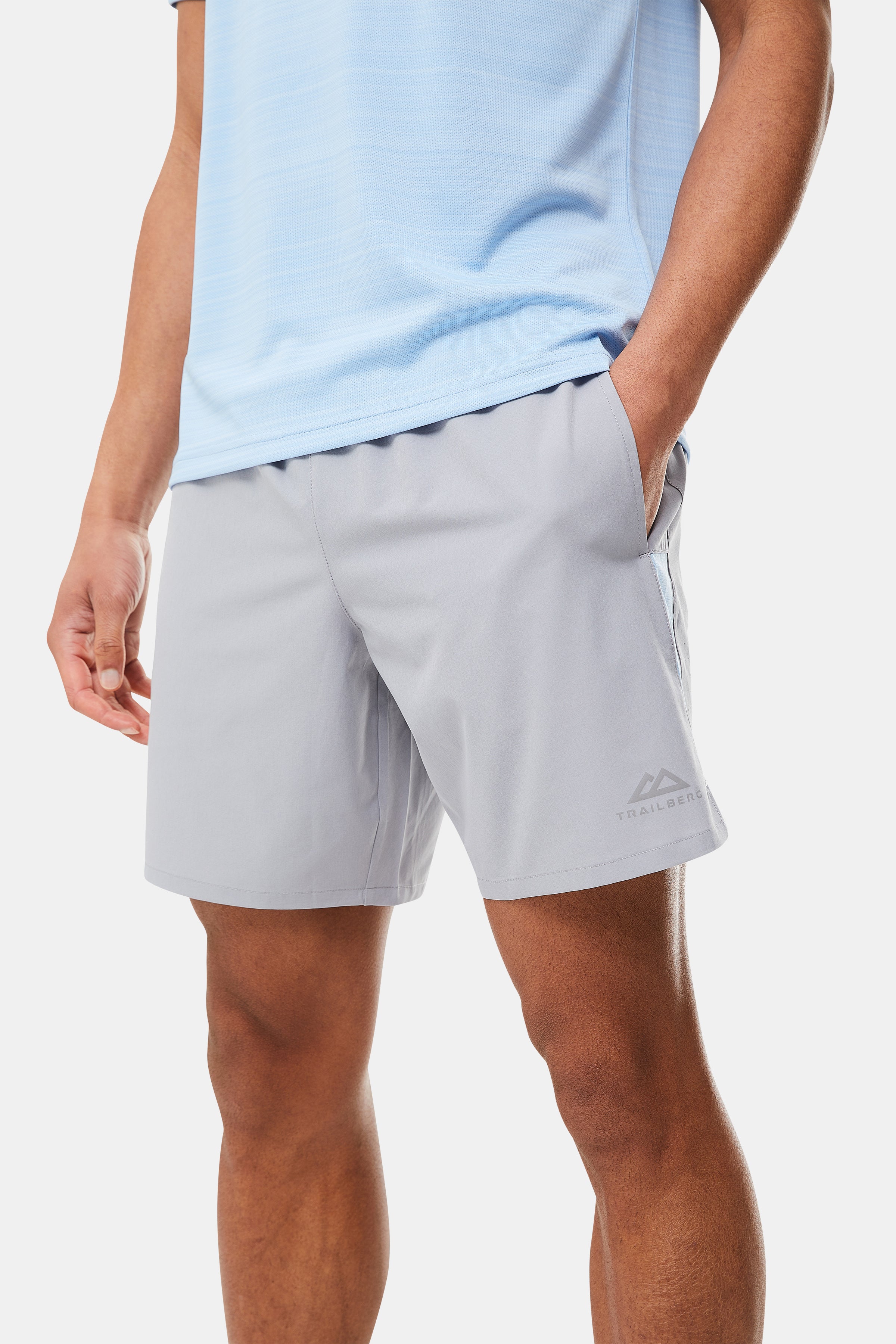 CLOUD SS24 SHORT - GREY/SKY BLUE