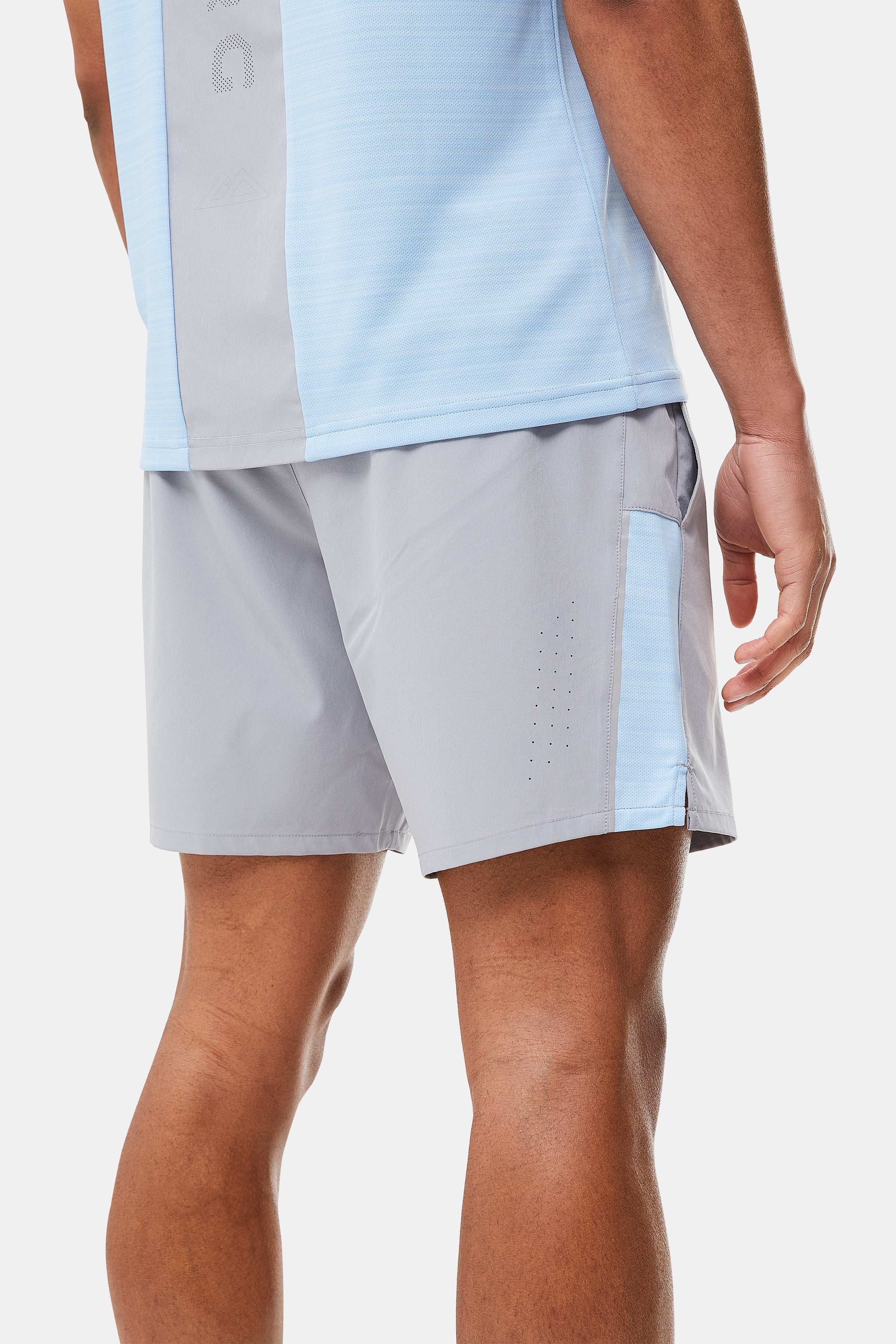 CLOUD SS24 SHORT - GREY/SKY BLUE