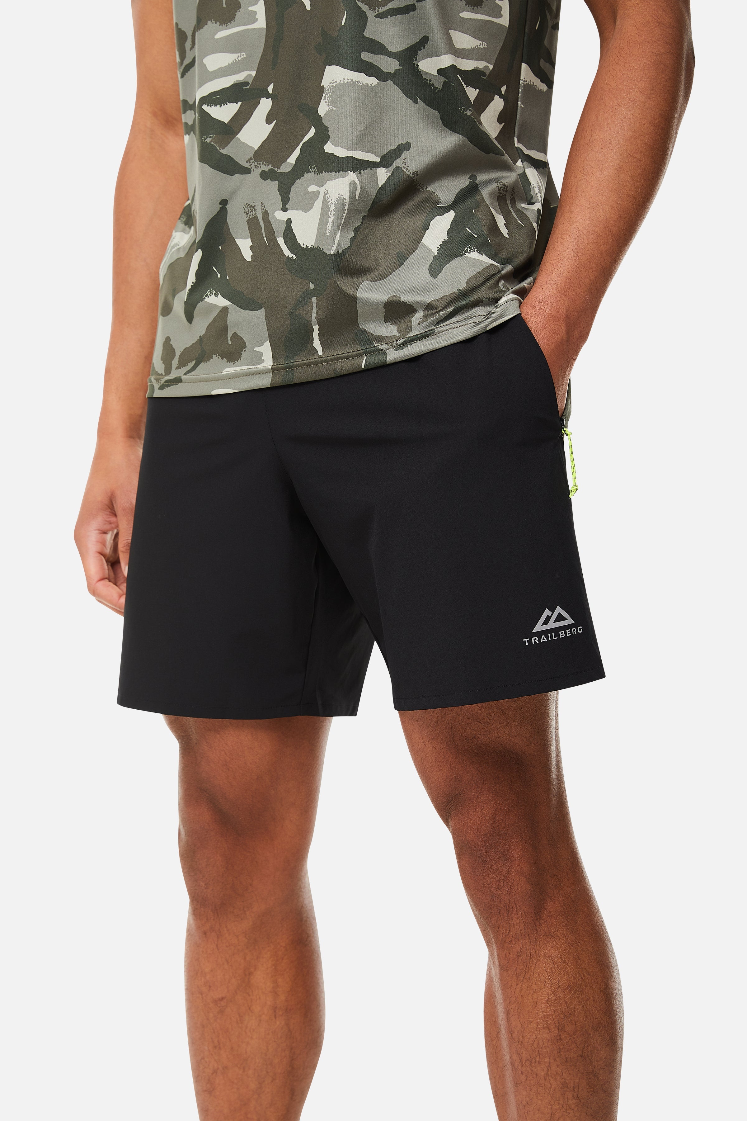 TRIATHLON SHORT - GREEN CAMO