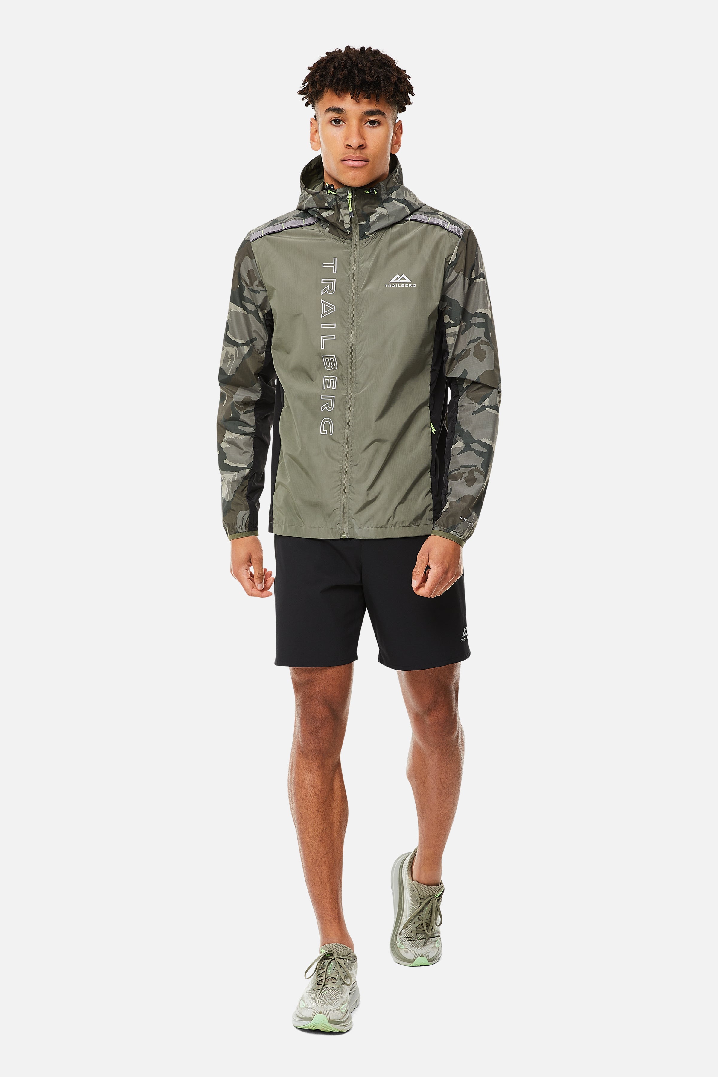 TRIATHLON WINDBREAKER - GREEN CAMO