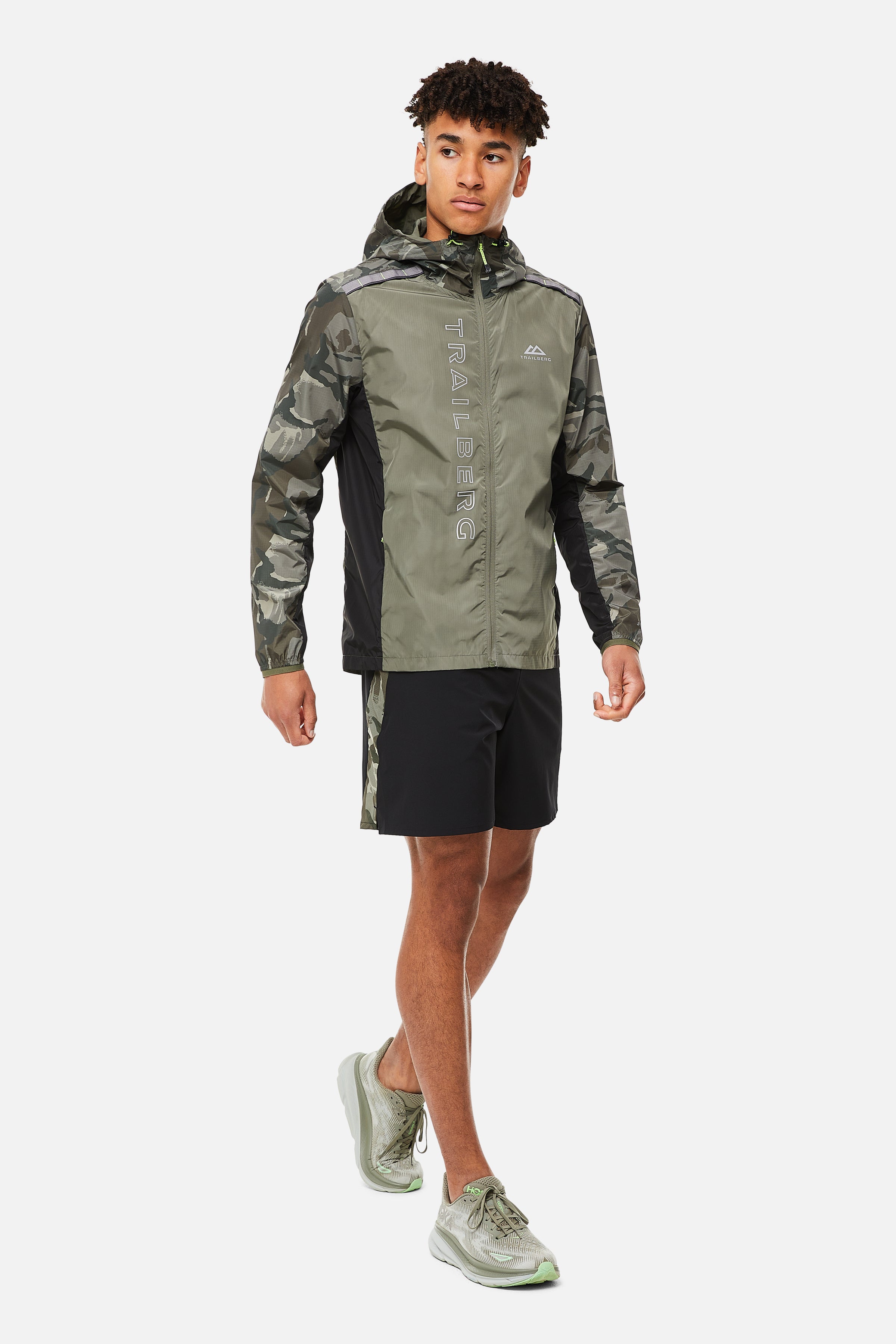 TRIATHLON WINDBREAKER - GREEN CAMO