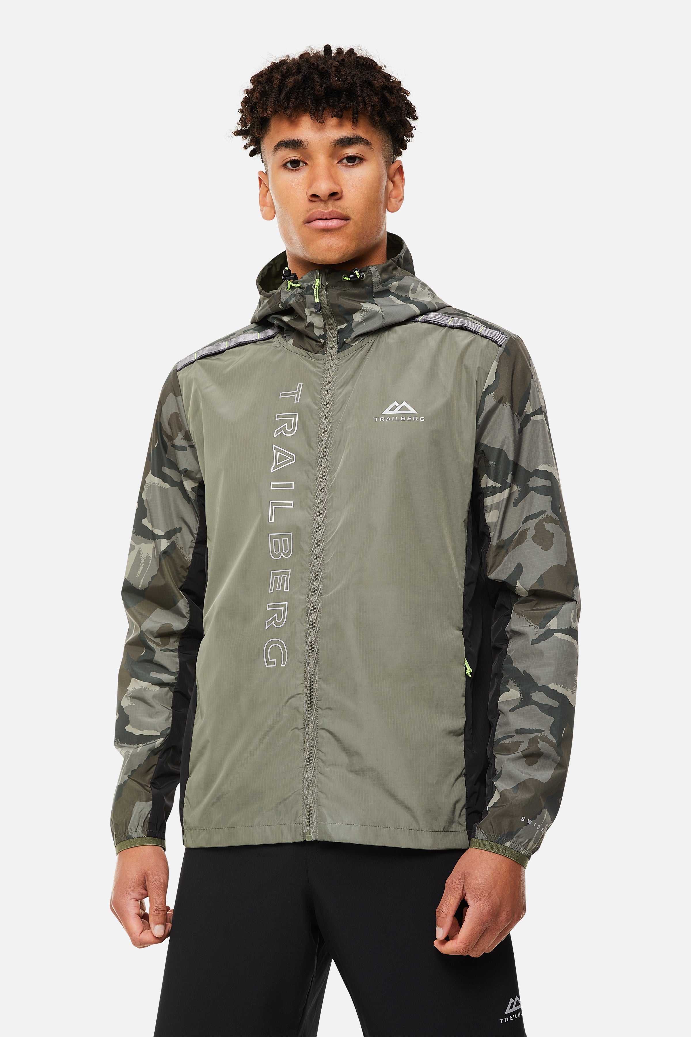 TRIATHLON WINDBREAKER TWINSET - GREEN CAMO