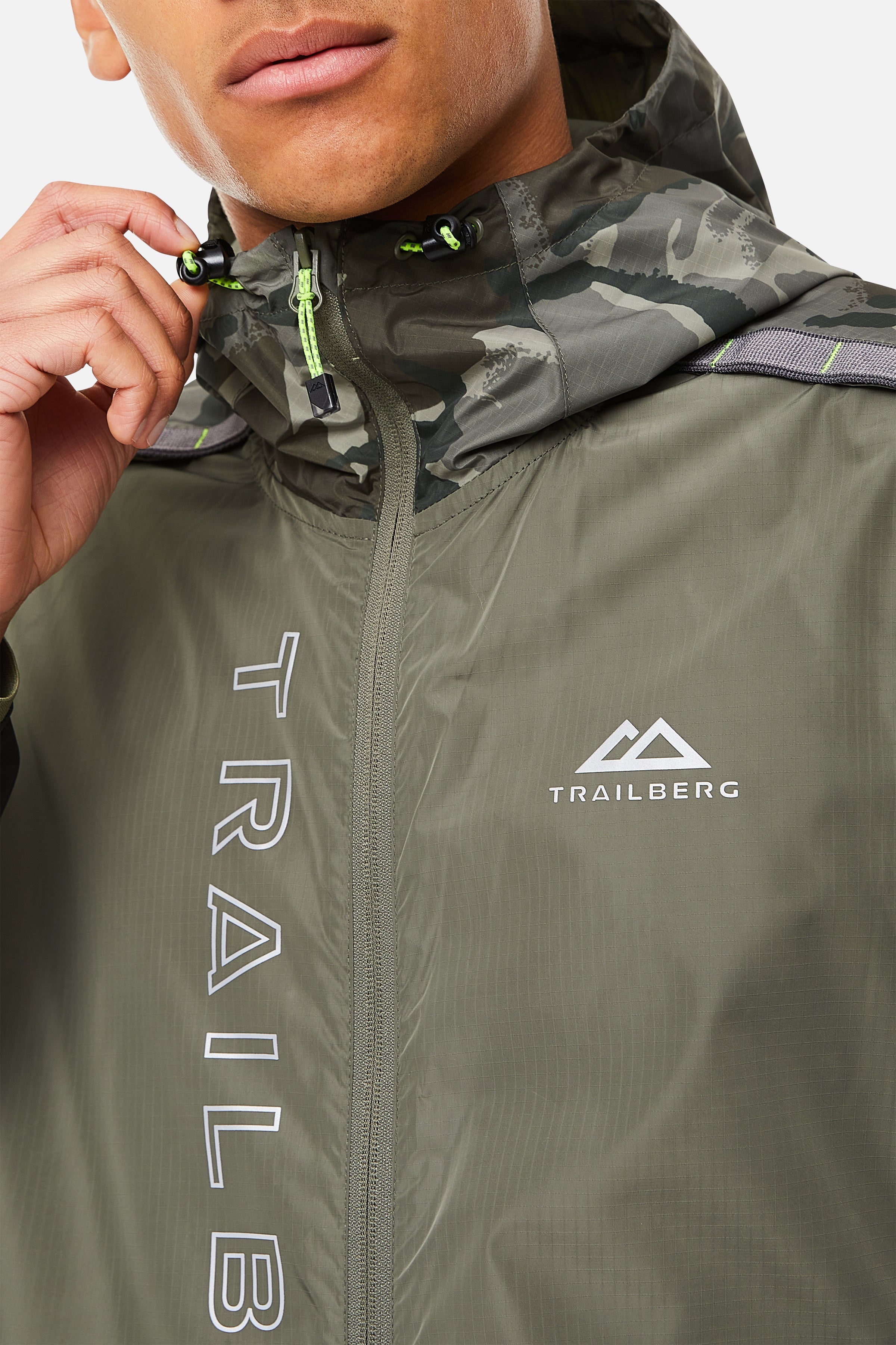 TRIATHLON WINDBREAKER TWINSET - GREEN CAMO