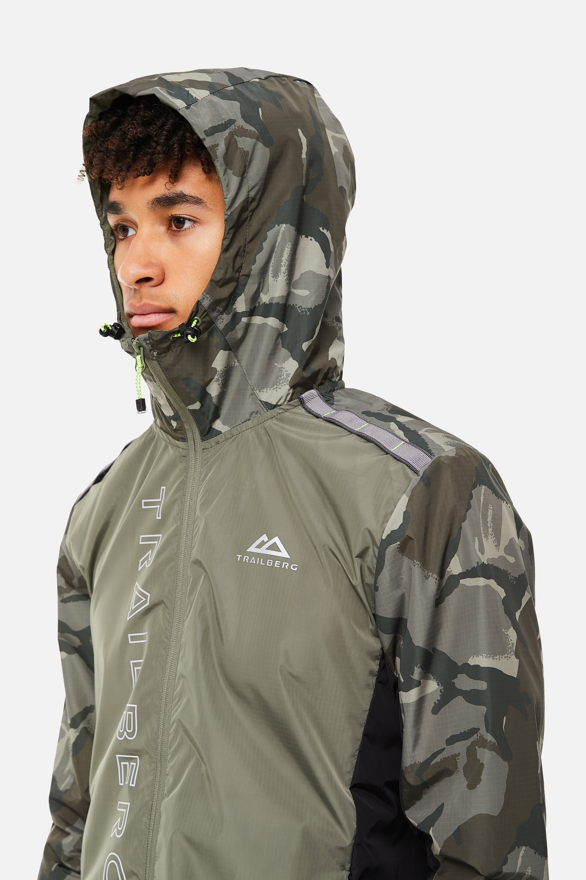 TRIATHLON WINDBREAKER TWINSET - GREEN CAMO