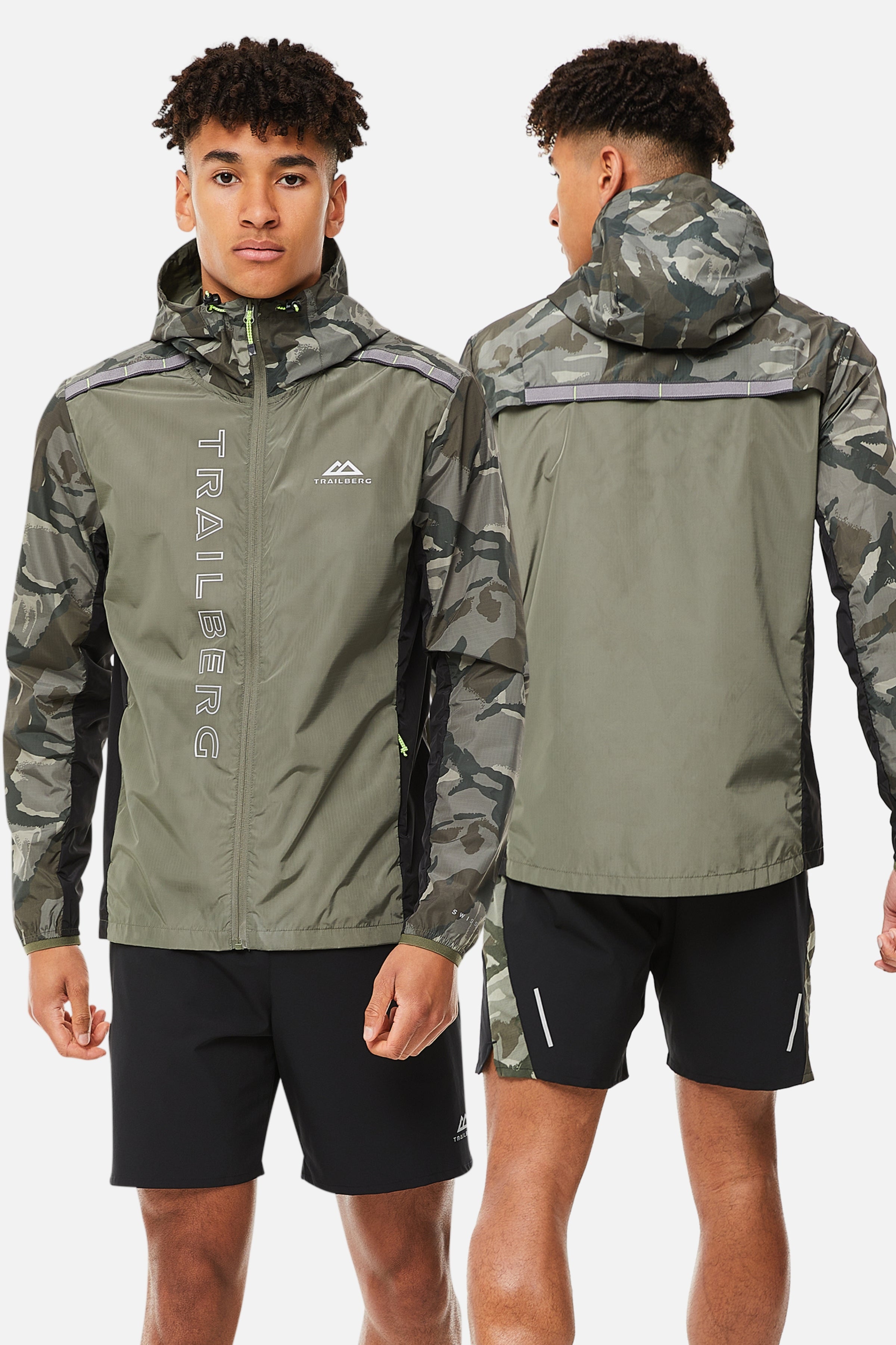 TRIATHLON WINDBREAKER - GREEN CAMO